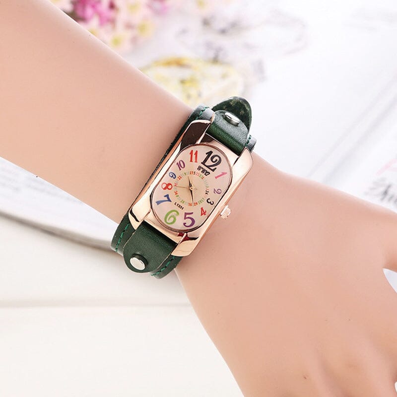 QuartzLuxe™ Chic Retro Watch