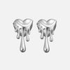Meltdown Earrings in Gold or Silver – Hypoallergenic & Unique Design