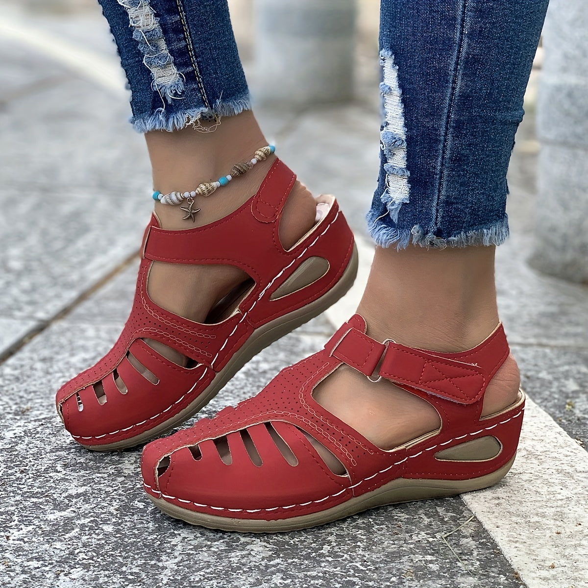 ElegantaStep™ – Elegant Closed Ladies Sandals