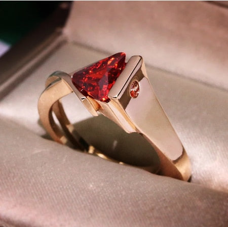 CrimsonGlow™ Red Stone Ring