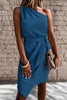 BellaVogue™ – Elegant One-Shoulder Mini Dress for Women