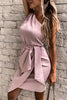 BellaVogue™ – Elegant One-Shoulder Mini Dress for Women