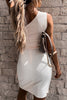 BellaVogue™ – Elegant One-Shoulder Mini Dress for Women