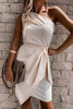 BellaVogue™ – Elegant One-Shoulder Mini Dress for Women