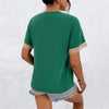 Women's V-Neck T-Shirt – Regular Fit and Versatile Style