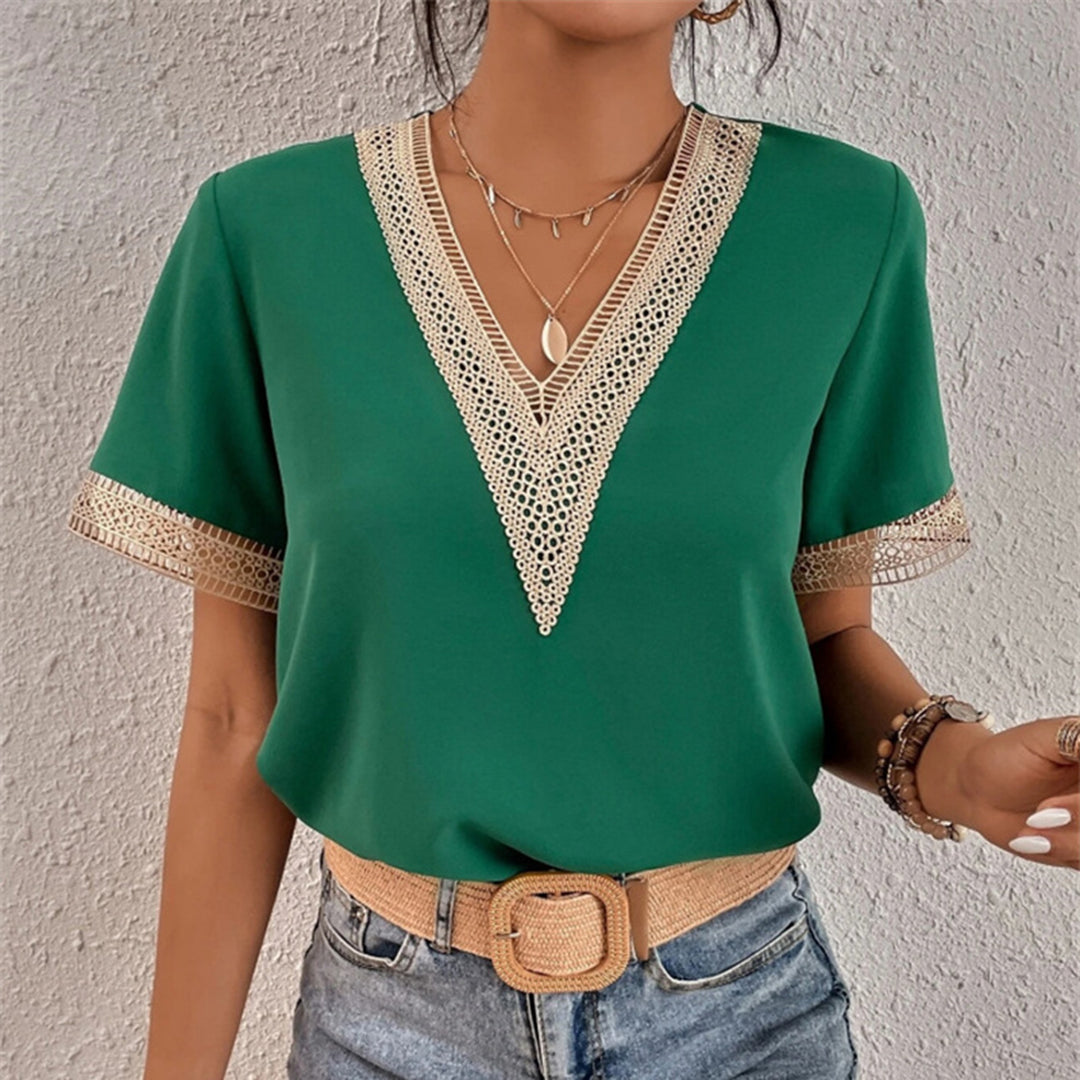 Women's V-Neck T-Shirt – Regular Fit and Versatile Style