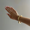 Elegant Open Gold Bracelet – Stylish Highlight for Your Look