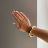Elegant Open Gold Bracelet – Stylish Highlight for Your Look