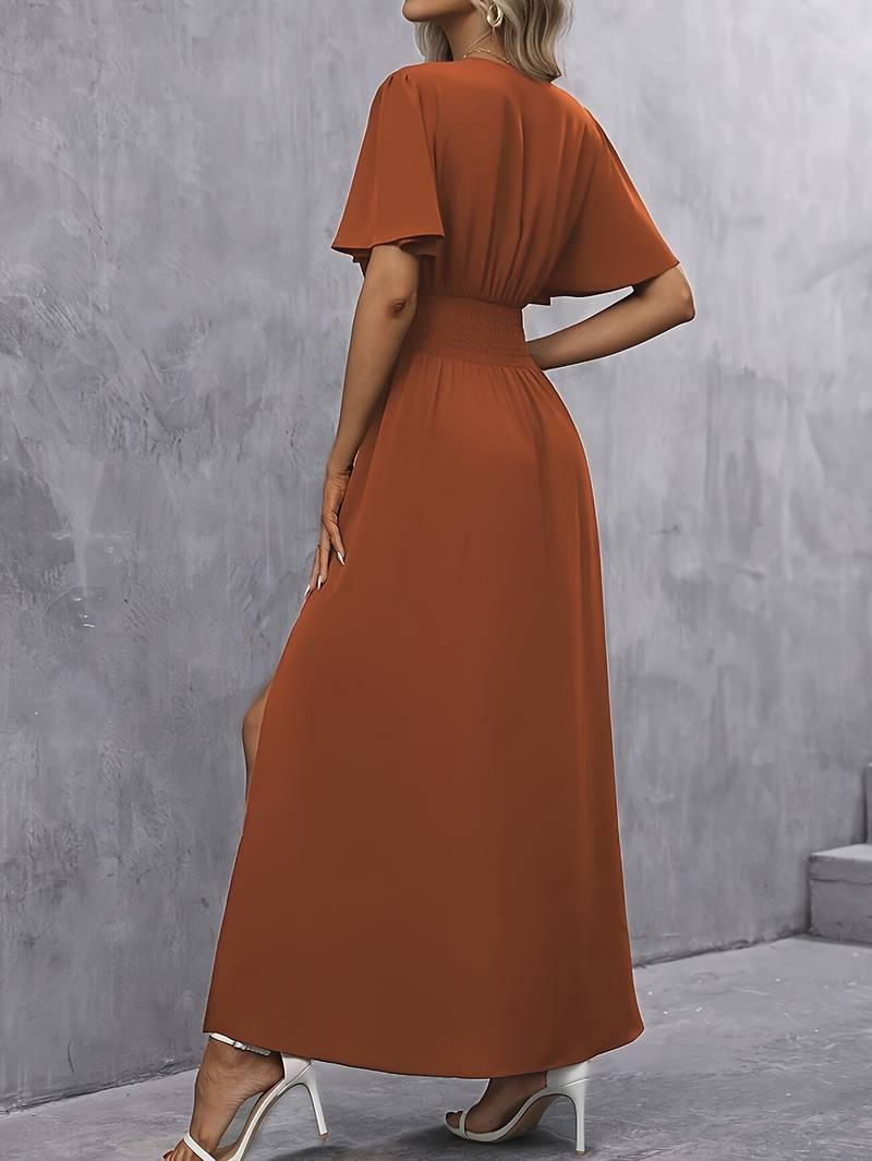 Rozelia | Romantic Dress with Pleated Waist for Women
