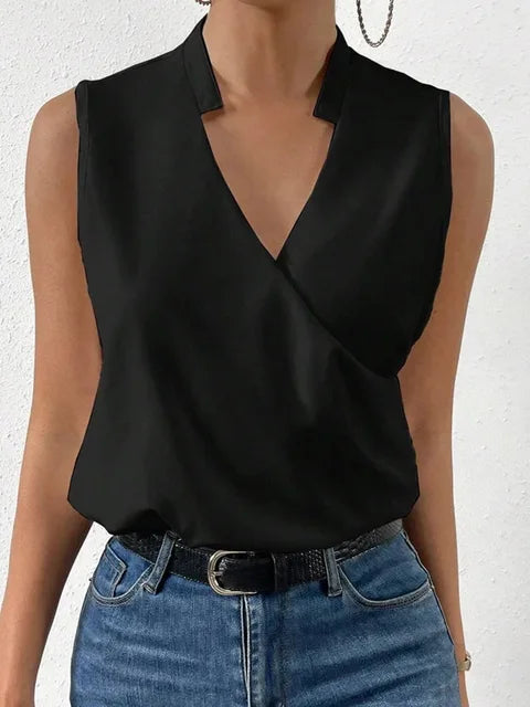 BellaSoft™ – Soft Women's Summer Top with V-Neck