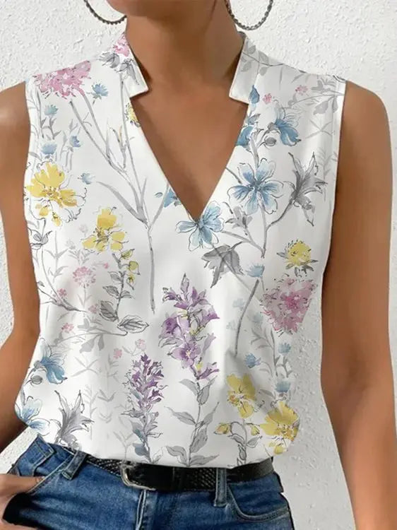BellaSoft™ – Soft Women's Summer Top with V-Neck