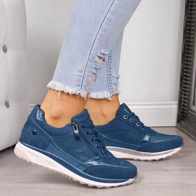 Livia – Zip Sneakers with Comfort Insole