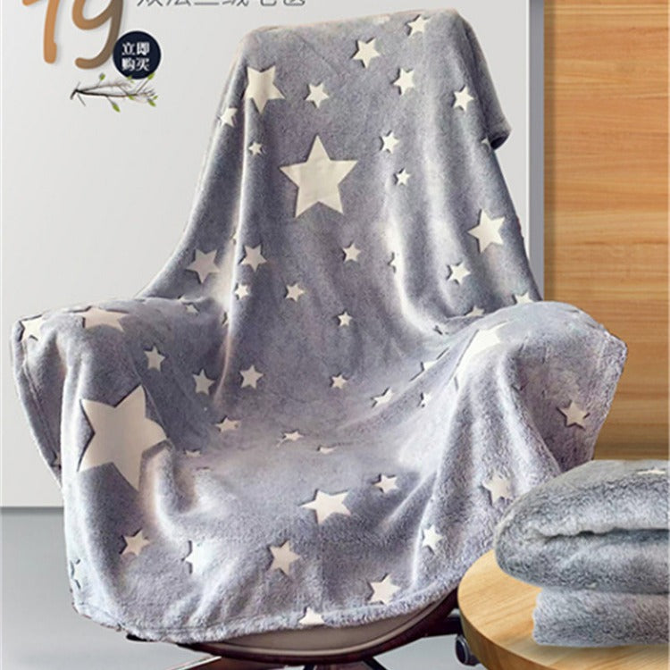 GlimBlanket™  Shimmering Night Stars Blanket