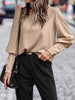 AnneElegance™ – Women's Blouse with Square Neck Elegant