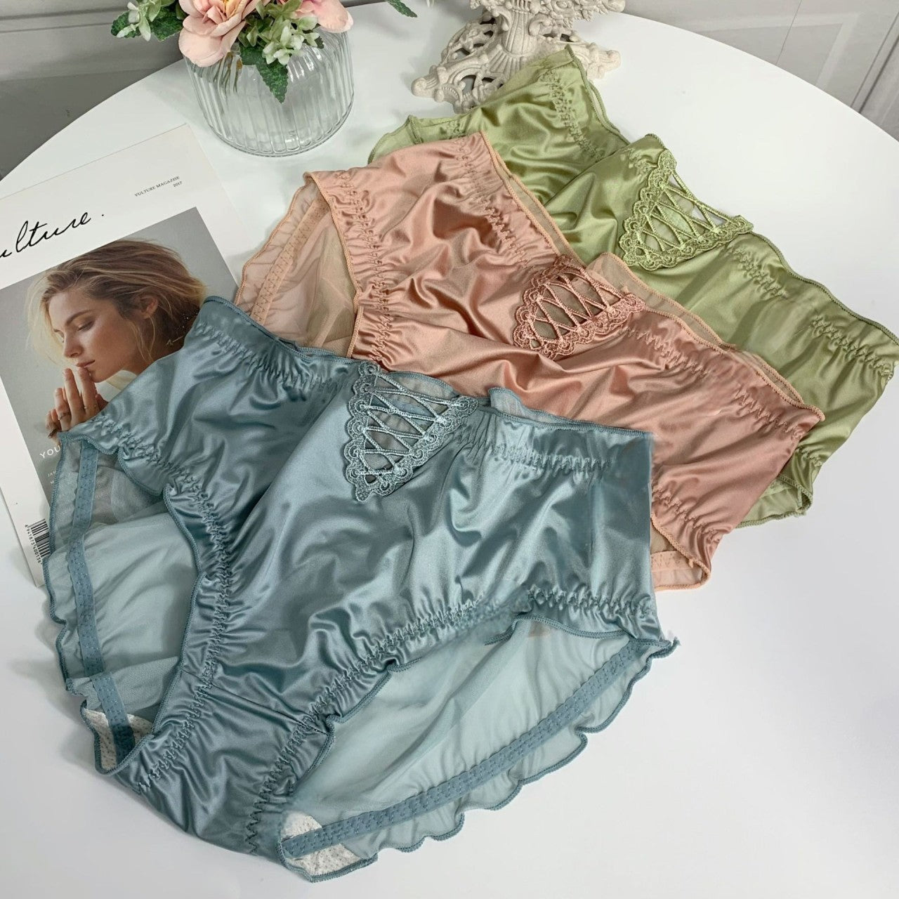 SatinLuxe™ Seamless Lace Panties