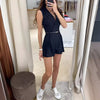 Women's Elegant Belt Wrap Style Shirt Dress | Sleeveless