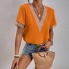Women's V-Neck T-Shirt – Regular Fit and Versatile Style