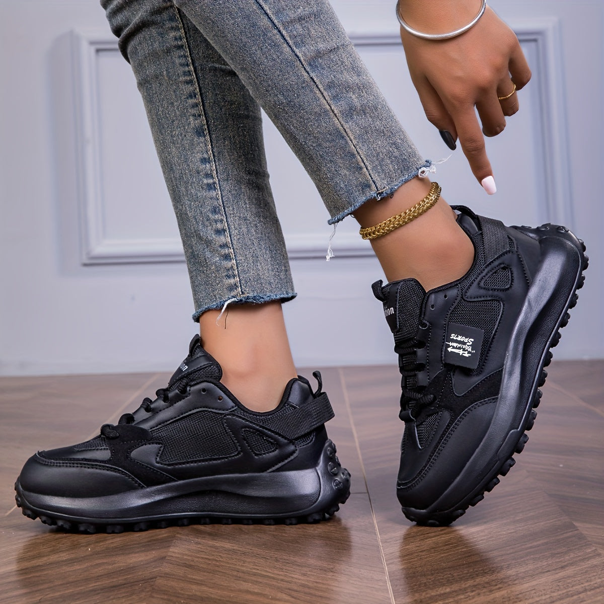 OrthoFlex™ – Ergonomic Lace-Up Shoes for Women with Soft Sole