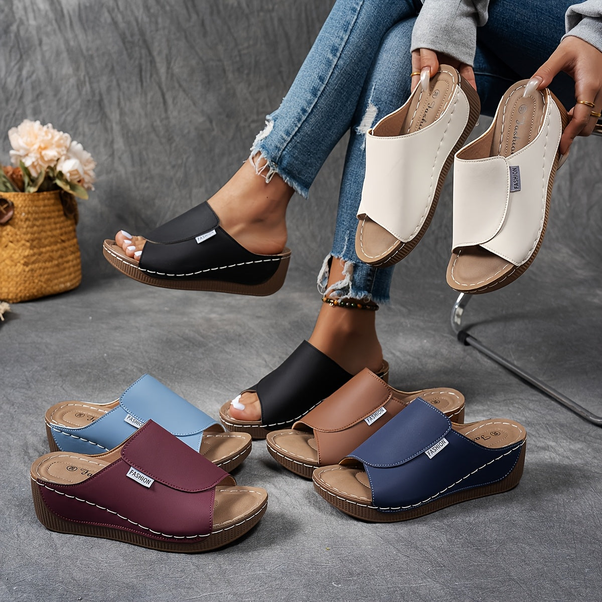 OrthoStride™ – Comfortable Women's Sandals with Orthopedic Support
