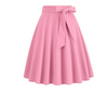 Women's Side Bow Stylish A-Line Midi Skirt | High Waist