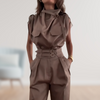 Alicia | Figurschmeichelndes Design mit dekorativem Gürtel Frauenset