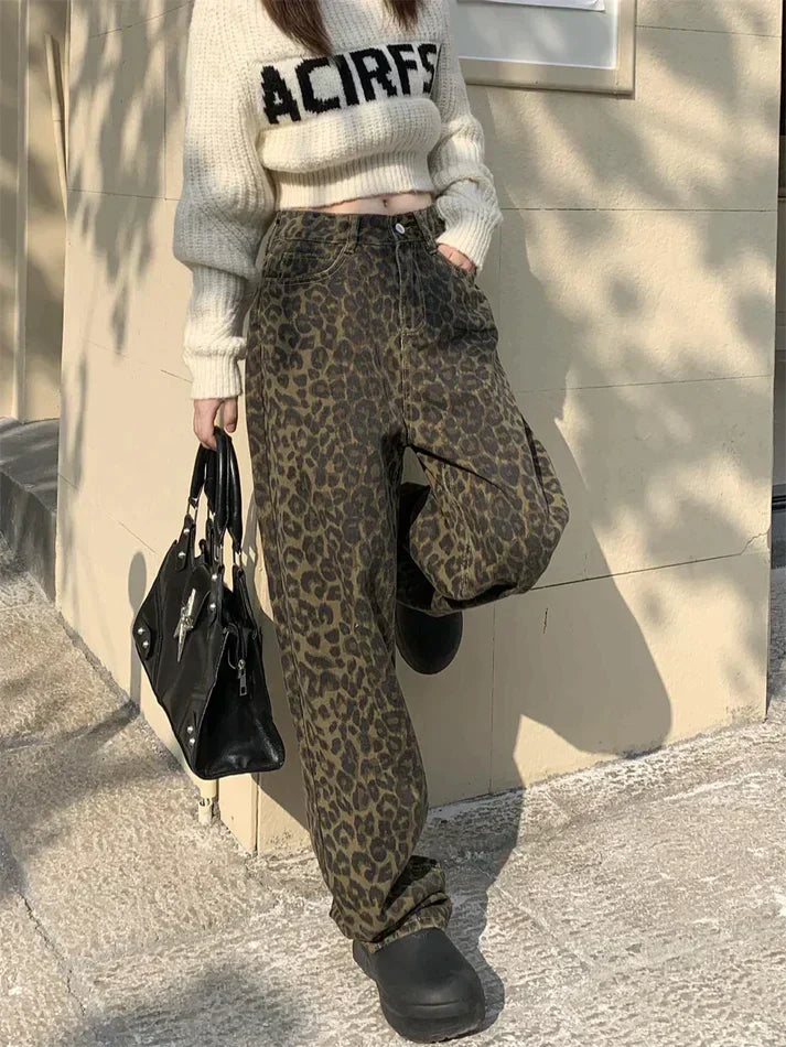 Ottilie™ Leopard Print Jeans