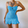 Floriva™ – Elegant Summer Camisole Dress with Flower Pattern