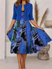 Stylish Women's Summer Dress with Blazer | Midi