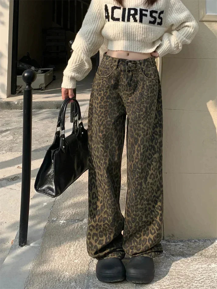 Ottilie™ Leopard Print Jeans