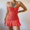 Floriva™ – Elegant Summer Camisole Dress with Flower Pattern