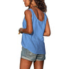 Mira – Button detail sleeveless tank top for women