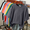 Amélie - Oversized Baumwoll-Basic-T-Shirt für Damen