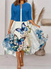 Stylish Women's Summer Dress with Blazer | Midi
