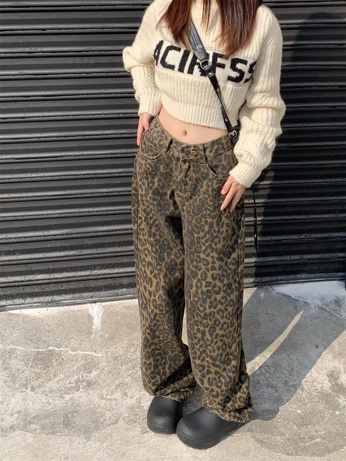 Ottilie™ Leopard Print Jeans