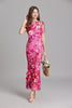 Elegant Sleeveless Embroidered Women's Dress | Maxi