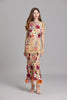 Elegant Sleeveless Embroidered Women's Dress | Maxi