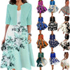 Stylish Women's Summer Dress with Blazer | Midi