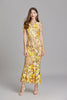 Elegant Sleeveless Embroidered Women's Dress | Maxi