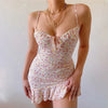 Floriva™ – Elegant Summer Camisole Dress with Flower Pattern