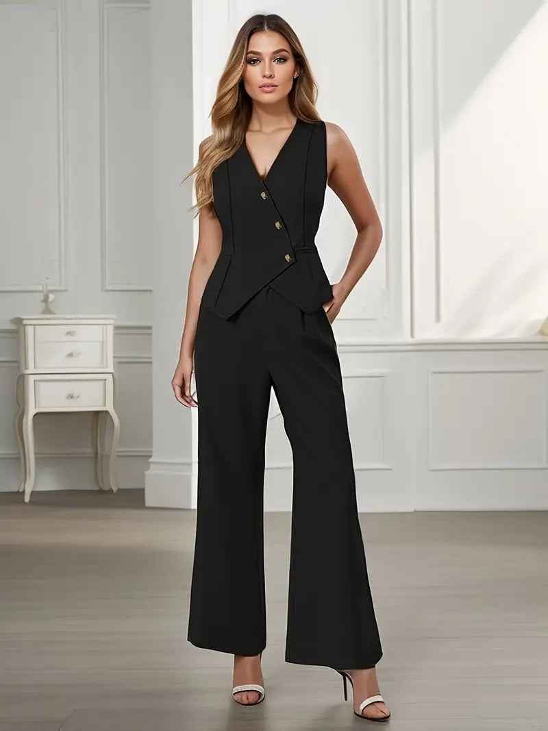 Claudia Damen-Zweiteiler mit tailliertem Blazer und Hose