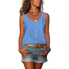 Mira – Button detail sleeveless tank top for women