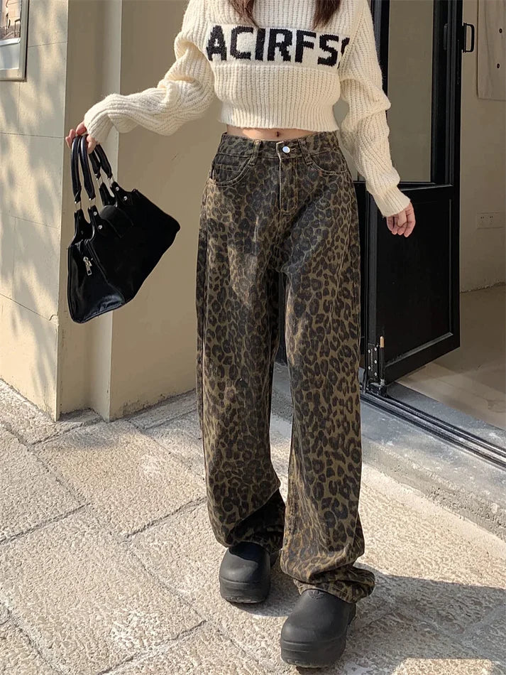 Ottilie™ Leopard Print Jeans