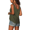 Mira – Button detail sleeveless tank top for women