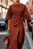 Clare - Stylish Maxi Dress with Belt