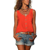 Mira – Button detail sleeveless tank top for women