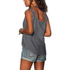 Mira – Button detail sleeveless tank top for women