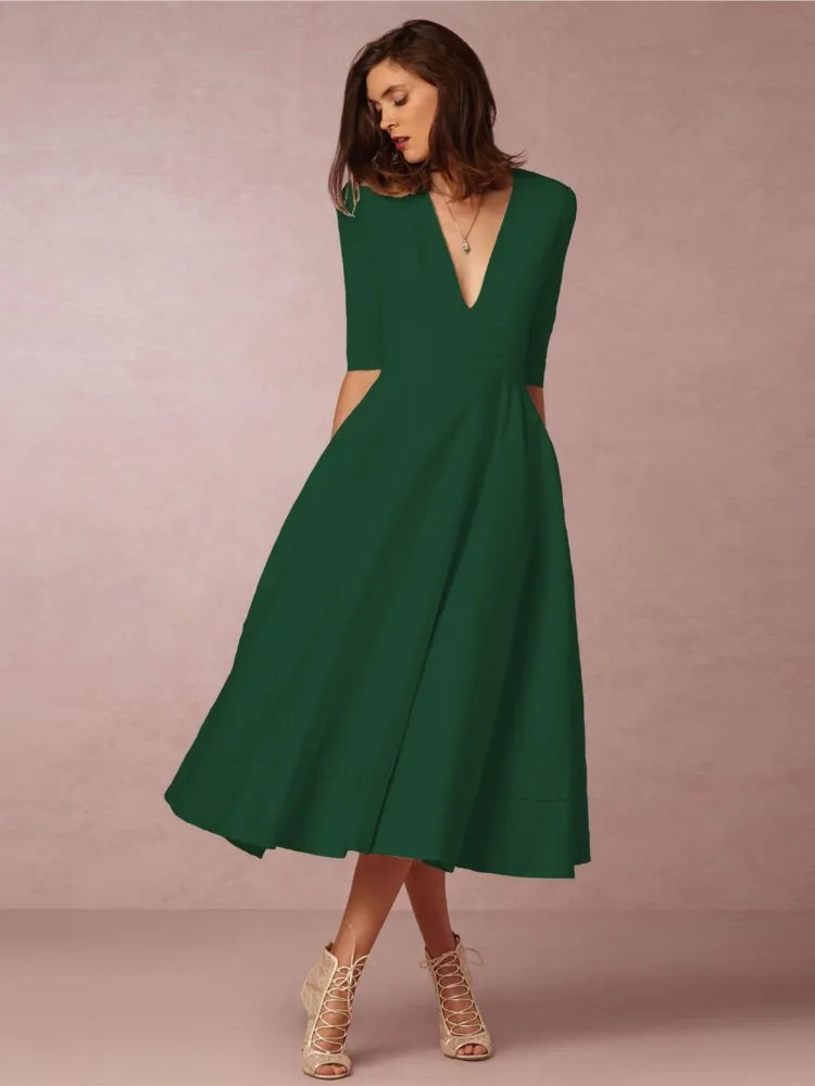 Elegant Evening Dress for Women | Midi