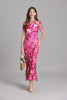 Elegant Sleeveless Embroidered Women's Dress | Maxi