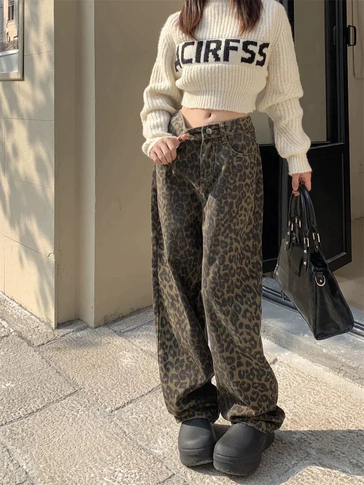 Ottilie™ Leopard Print Jeans
