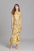 Elegant Sleeveless Embroidered Women's Dress | Maxi